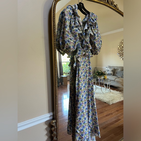 S O L D. Nobody's Child Puff-Sleeve Cutout Dress size 8 - Picture 12 of 12